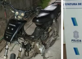 DEMORADOS LUEGO DE NEGARSE A DETENER LA MARCHA DE LA MOTOCICLETA EN LA CUAL CIRCULABAN.