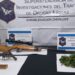 UN ALLANAMIENTO EN BARRIO MICHEL ARROJO DOS DETENCIONES CON EL SECUESTRO DE MARIHUANA Y ARMAS