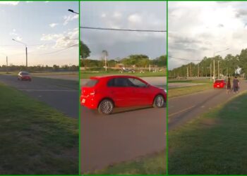 LO ULTIMO… ¡CIRCULAR POR LA PISTA DE CICLISMO EN AUTO!