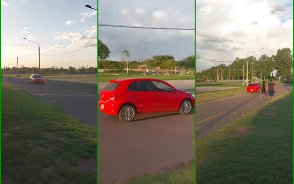 LO ULTIMO… ¡CIRCULAR POR LA PISTA DE CICLISMO EN AUTO!