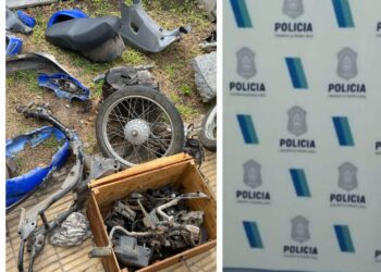 DETENCIÓN DE UN JOVEN DE 24 AÑOS POR EL ROBO DE UNA MOTO Y SE RECUPERÓ PARTES DEL RODADO.