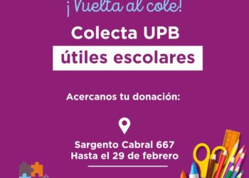 PARA AYUDAR A QUIENES LO NECESITEN, COLECTA DE UTILES ESCOLARES REALIZADA DESDE UNIDOS POR BRAGADO