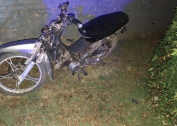 HALLARON UNA MOTO QUE FUE DENUNCIADA COMO ROBADA