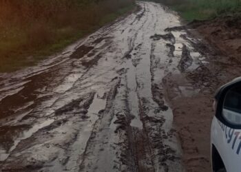 RED VIAL DEL MUNICIPIO DENUNCIA LA CONSTRUCCION DE UN CANAL CLANDESTINO EN OLASCOAGA