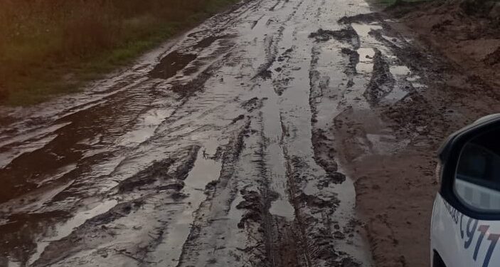 RED VIAL DEL MUNICIPIO DENUNCIA LA CONSTRUCCION DE UN CANAL CLANDESTINO EN OLASCOAGA
