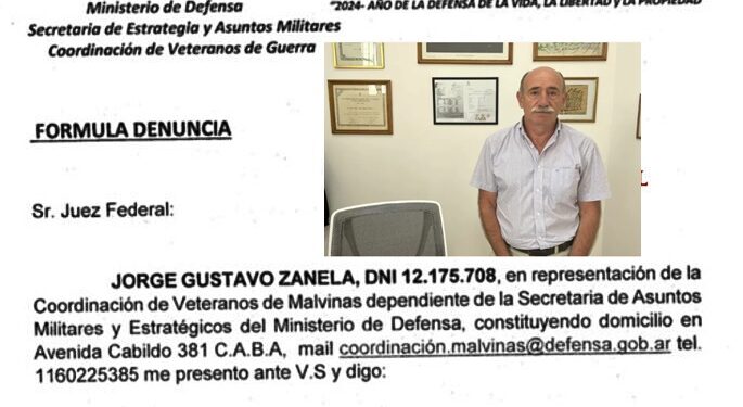 FALSIFICARON CERTIFICADOS DE VETERANOS DE GUERRA DE MALVINAS PARA COBRAR LA PENSIÓN