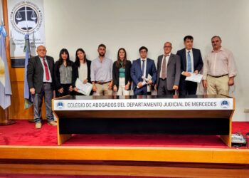 JURARON NUEVOS MATRICULADOS EN EL COLEGIO DE ABOGADOS; ENTRE ELLOS UN BRAGADENSE