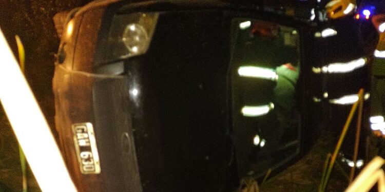 VUELCO EN RUTA 5 CERCA DE COMODORO PY