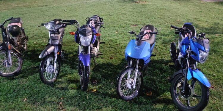 FUERON SECUESTRADAS VARIAS MOTOS POR INFRACCIONES A LA LEY DE TRANSITO