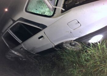 ACCIDENTE EN RUTA 46. AFORTUNADAMENTE SIN HERIDOS