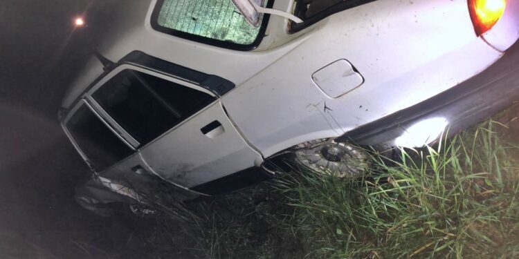 ACCIDENTE EN RUTA 46. AFORTUNADAMENTE SIN HERIDOS