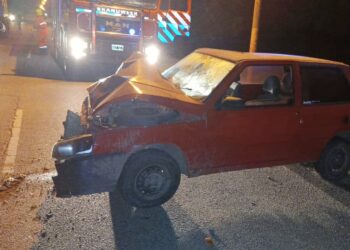 CHOQUE EN RUTA 46. LOS INVOLUCRADOS SON FAMILIARES
