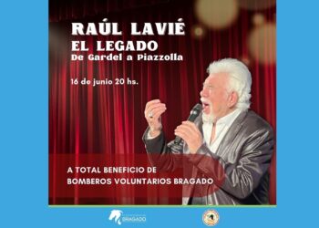 RAÚL LAVIÉ EN BRAGADO PRESENTANDO “EL LEGADO” DE GARDEL A PIAZZOLLA