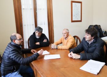 ELVIO DURETTI FIRMÓ CONVENIO PARA OBRAS DE LIMPIEZA DE PLUVIALES