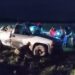 VUELCO EN RUTA 46. TRES PERSONAS DE BRAGADO CON HERIDAS