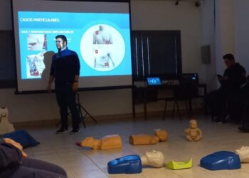 CAPACITACION DE BOMBEROS EN O’BRIEN PARA REALIZAR RCP