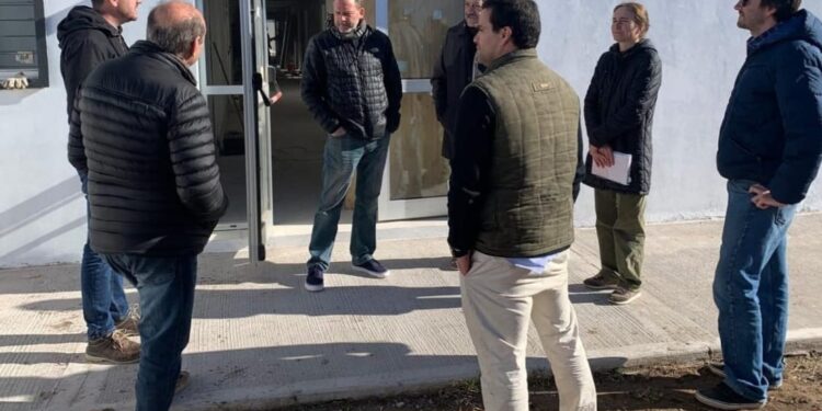 CAPS LOS EUCALIPTOS. BARENGHI RECORRIÓ LA OBRA.