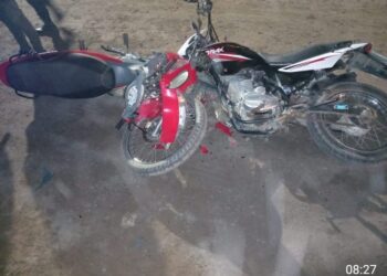 CHOCARON DOS MOTOS. UNA ALCOHOLEMIA DIO POSITIVA
