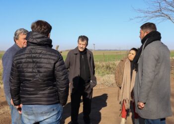 EL INTENDENTE SE INTERIORIZÓ DE TRABAJOS EN MECHITA