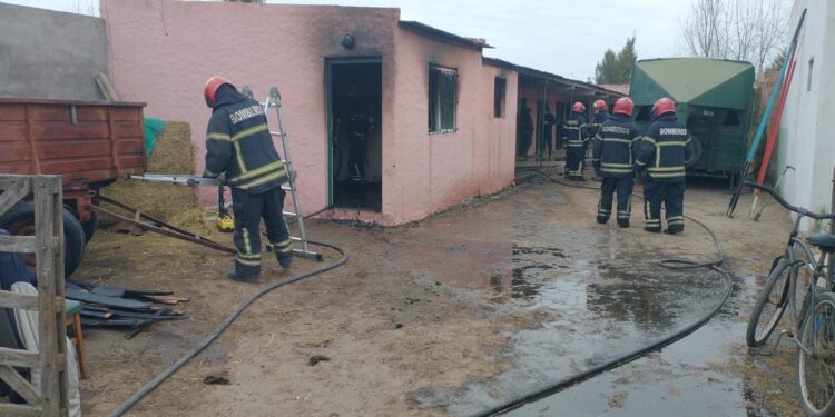 INCENDIO EN UN STUD. NO HUBO HERIDOS