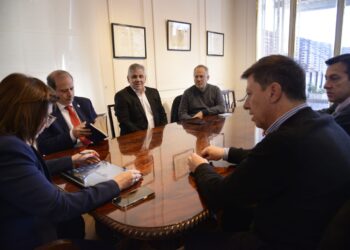 GUILLERMO BRITOS, ALCALDES VECINALISTAS Y DEL PRO SE REUNIERON CON BULLRICH PARA FORTALECER LA SEGURIDAD DE SUS DISTRITOS