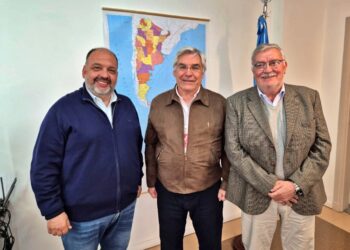 EL INTENDENTE DE VILLEGAS FUE RECIBIDO POR LAS AUTORIDADES DEL MINISTERIO DE SEGURIDAD