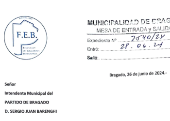 LA UNION DE EDUCADORES BRAGADO QUIERE SABER QUE SE ESTA HACIENDO CON EL FONDO EDUCATIVO