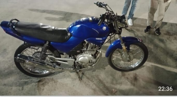 ACCIDENTE EN ESPAÑA Y SAN MARTIN. NO HUBO HERIDOS PERO SI UNA ALCOHOLEMIA POSITIVA