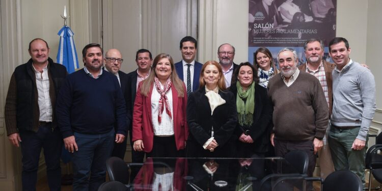 NUEVA REUNIÓN EN EL SENADO NACIONAL POR LAS OBRAS DE RUTA 5. ASISTIÓ EUGENIA GIL