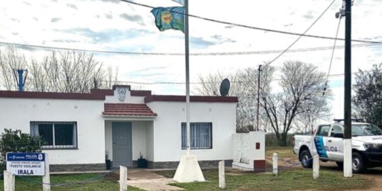 LUEGO DE UN INCENDIO, SE RECUPERO EL PUESTO POLICIAL DE IRALA