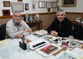 EL INTENDENTE GUILLERMO BRITOS RECIBIÓ AL DIRECTOR DE EQUIPAMIENTO DEL MINISTERIO DE SEGURIDAD