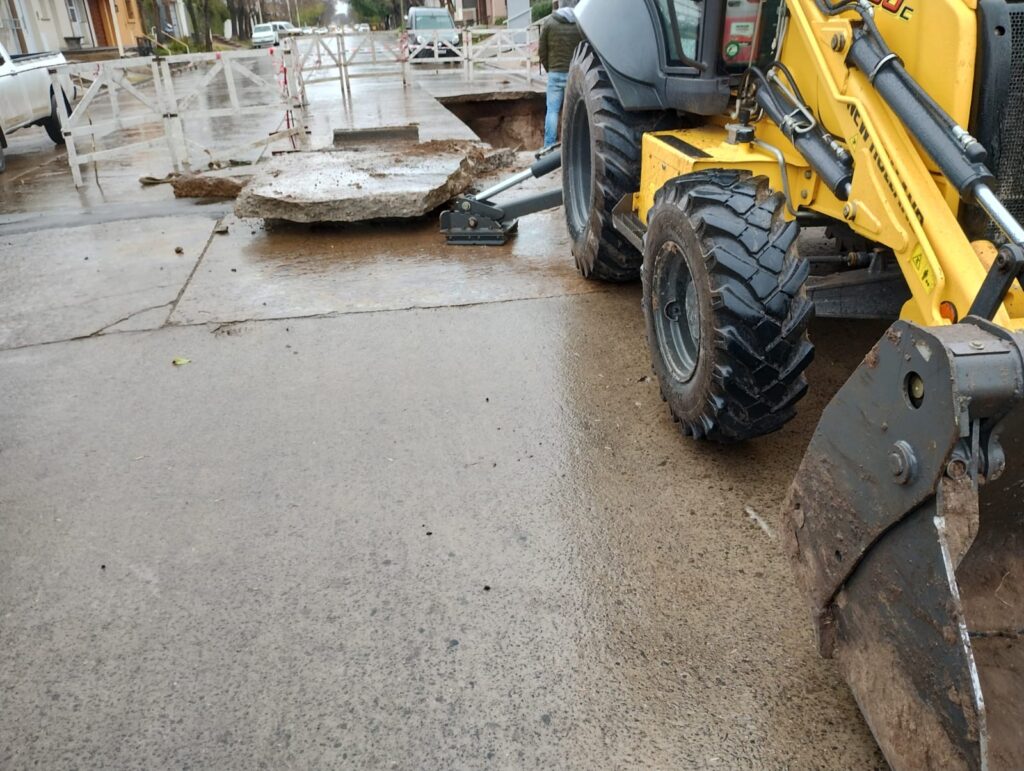 rotura pavimento 12 octubre