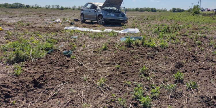 UN BRAGADENSE TUVO UN DESPISTE EN RUTA 5