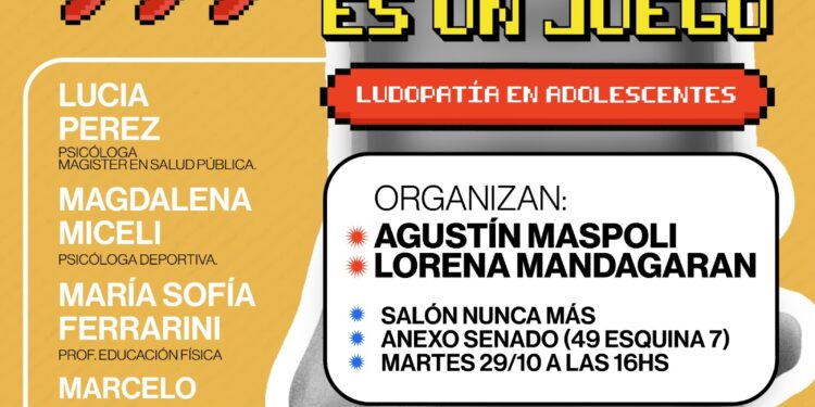 “APOSTAR NO ES UN JUEGO”: SENADORES REALIZARÁN UNA JORNADA PARA ABORDAR LA PROBLEMÁTICA
