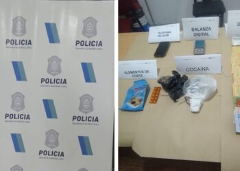 DETIENEN UNA PAREJA QUE TENIA COCAINA EN SU PODER. UNO DE ELLOS ES DE MAR DEL PLATA