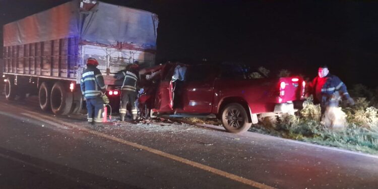 CHOQUE EN LA MISMA ZONA DE LA RUTA 5 DONDE HUBO UNA TRAGEDIA 1 CHOQUE EN LA MISMA ZONA DE LA RUTA 5 DONDE HUBO UNA TRAGEDIA
