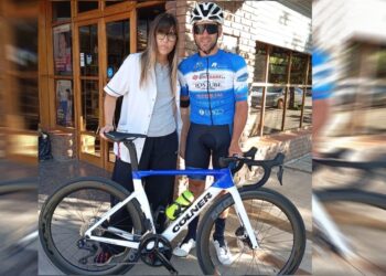 EL BRAGADO CICLES AGRADECIO A LA CONCEJAL MONZON  LA GESTION DE UNA BICICLETA PARA SEBASTIAN ALMIRON