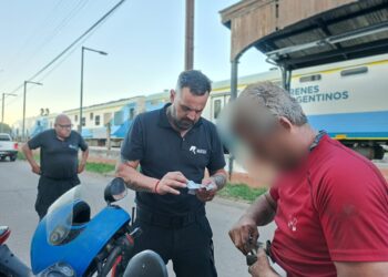 TRANSITO DE BRAGADO REALIZA CONTROLES JUNTO A POLICIAS DEL GAD