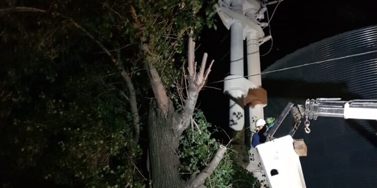 UNAS 6 HORAS SIN LUZ EN LA PLANTA URBANA Y LA ZONA RURAL DE ALBERTI