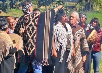 AMALIA COÑEQUIR FUE UNGIDA COMO LONKO DE LA COMUNIDAD MAPUCHE DE OLASCOAGA.