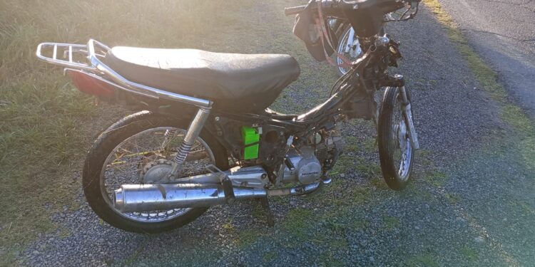 MOTOCICLISTA SE ACCIDENTÓ EN RUTA 46 Y EL ACCESO DE O’BRIEN.