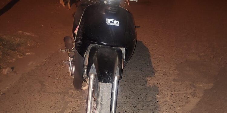 PERDIO EL CONTROL DE SU MOTO Y AHORA ESTA INTERNADO EN TERAPIA