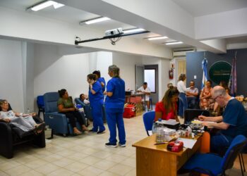 SE REALIZO UNA NUEVA COLECTA DE SANGRE