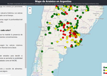 MAPA DE ARSÉNICO: BRAGADO ENTRE LAS ZONAS DE MAYOR CONTAMINACION DE ARSENICO DEL PAÍS.. ¿Y ABSA?