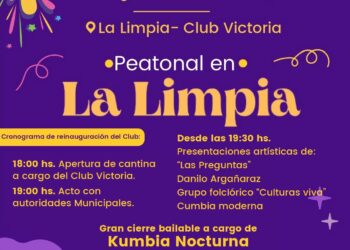 MAÑANA VIERNES, REABRE EL CLUB VICTORIA DE LA LIMPIA