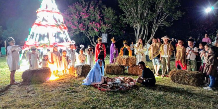 PESEBRE VIVIENTE IRALA. UNA ACTIVIDAD QUE LA COMUNIDAD REPITE CADA AÑO