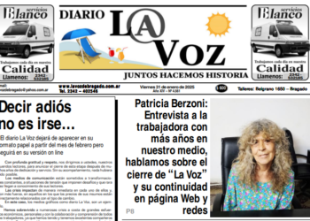 EL DIARIO LA VOZ DEJARA DE APARECER EN FORMATO PAPEL. SE MUDA AL MUNDO DIGITAL