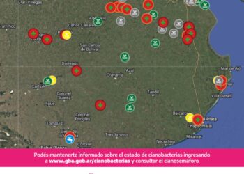 BRAGADO SIGUE EN ALERTA POR LAS CIANOBACTERIAS