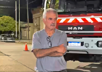 EL JEFE ABEL LOTUMOLO PASO A RESERVA EN EL CUERPO DE BOMBEROS DE BRAGADO