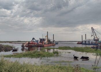 ALERTAN POR LA PARALIZACIÓN DE LAS OBRAS DE DRAGADO DEL RÍO SALADO